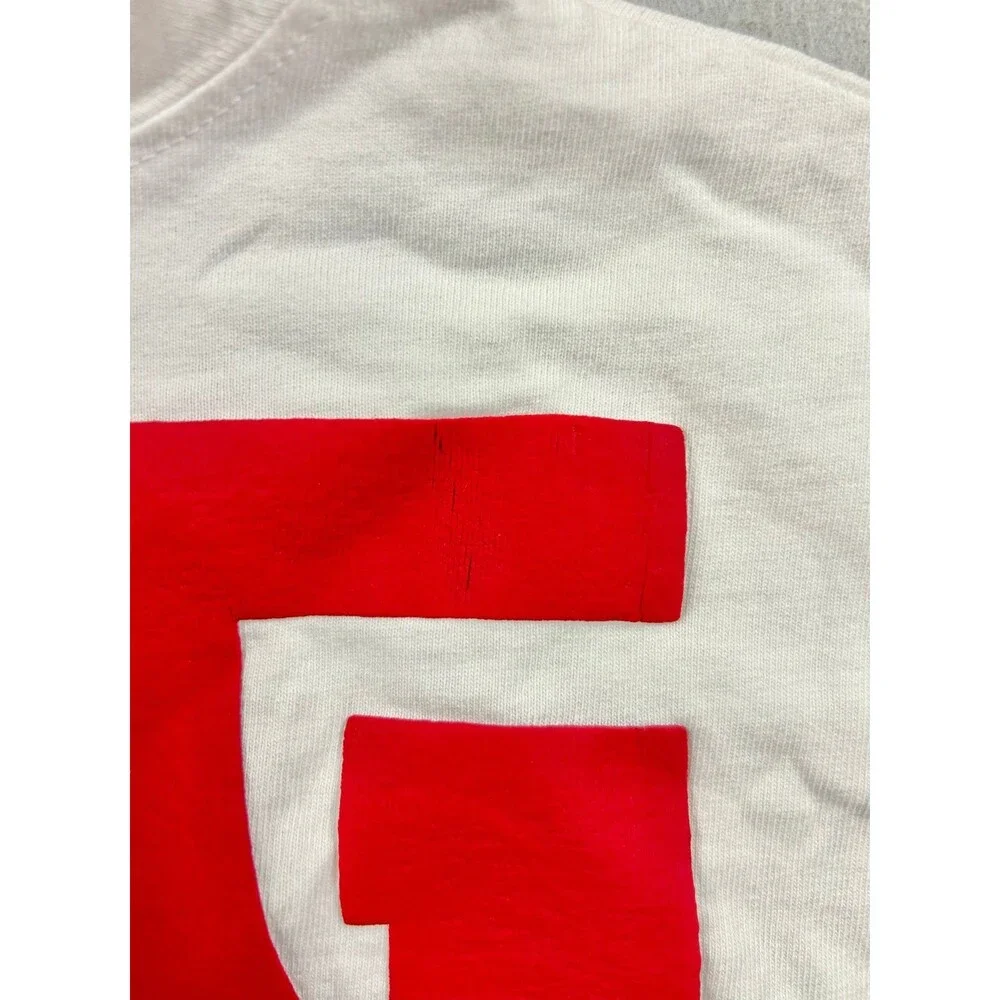 Disney Big Hero 6 Spirit Jersey Hoodie Red White Long Sleeve Pullover